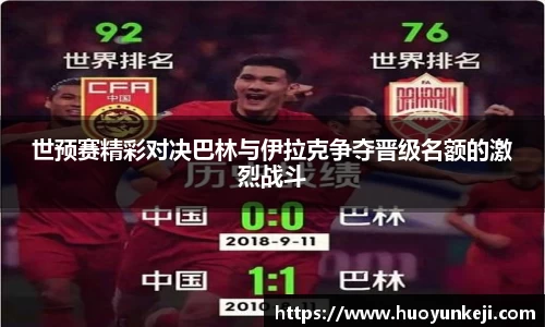 世预赛精彩对决巴林与伊拉克争夺晋级名额的激烈战斗